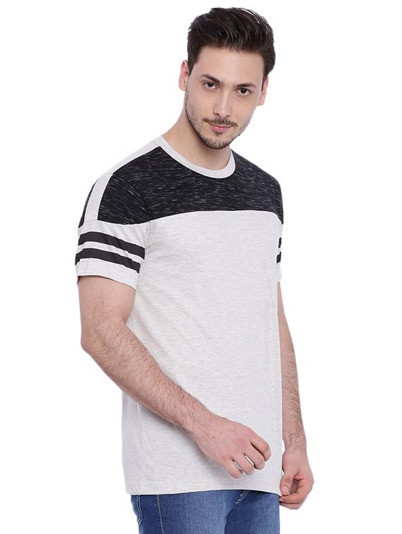 white cut & sew taped tshirt - 15972750 - Zoom Image - 2