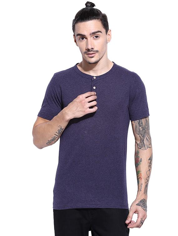 purple solid t-shirt - 15972754 - Zoom Image - 1