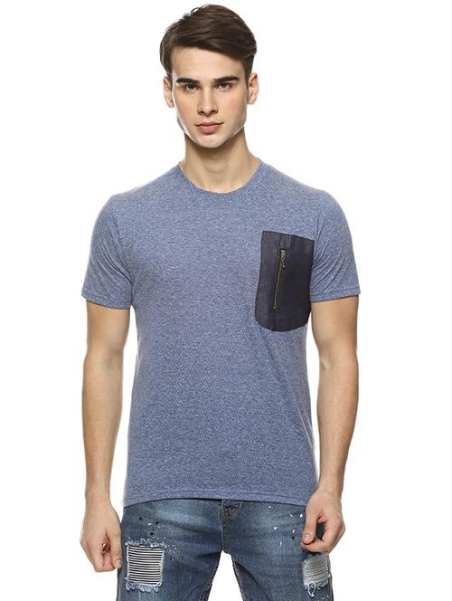 blue pocket t-shirt - 15972759 - Standard Image - 1