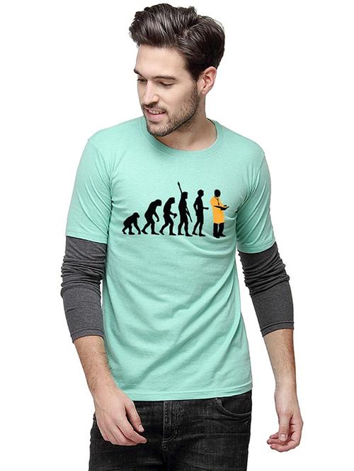 green printed tshirt - 15972763 - Standard Image - 1