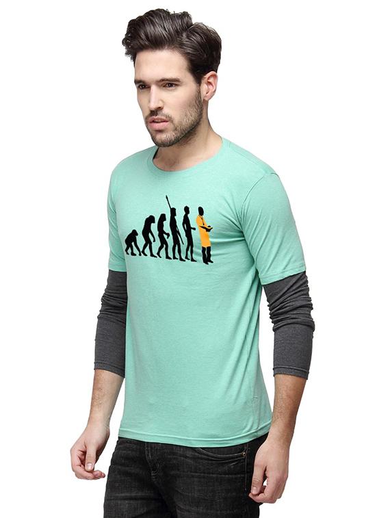 green printed tshirt - 15972763 - Zoom Image - 2