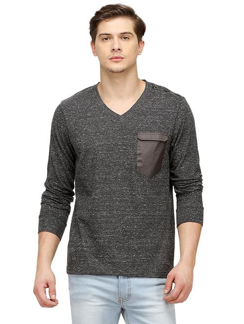 grey pocket t-shirt - 15972772 - Standard Image - 1