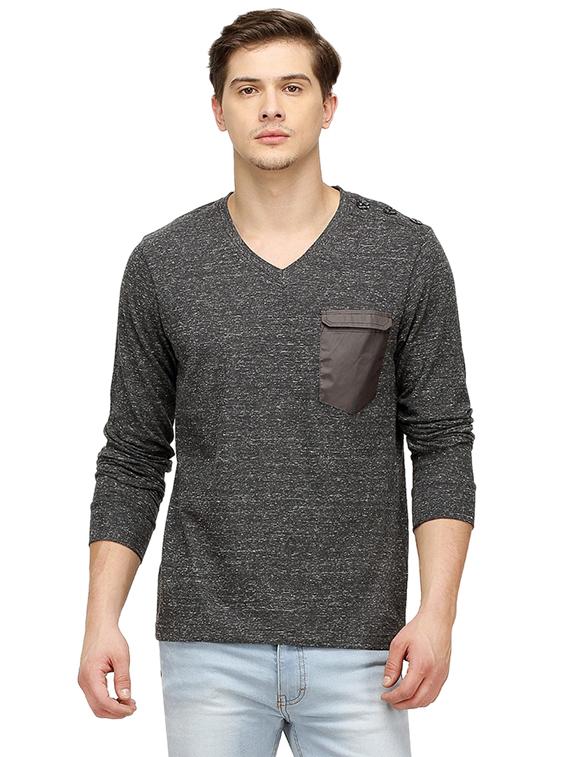 grey pocket t-shirt - 15972772 - Zoom Image - 1