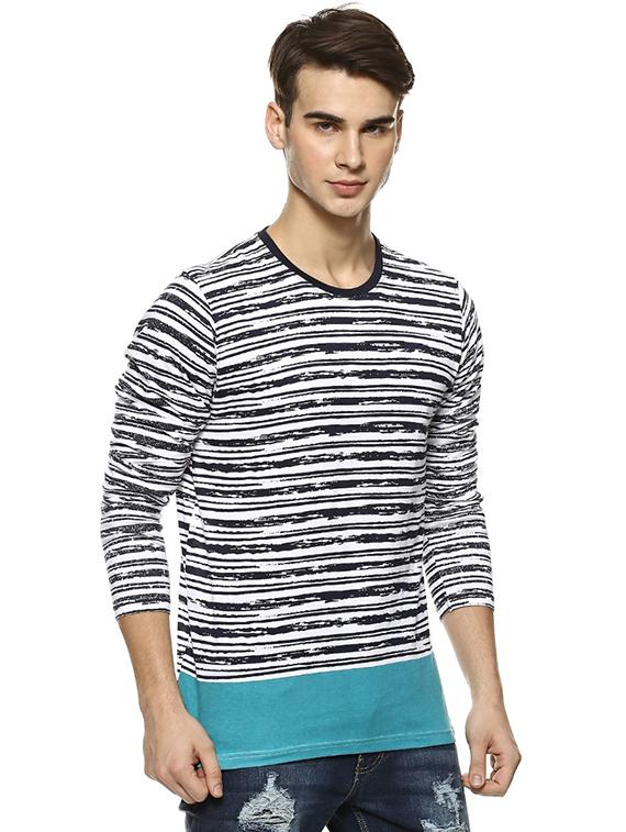 blue striped t-shirt - 15972774 - Zoom Image - 2