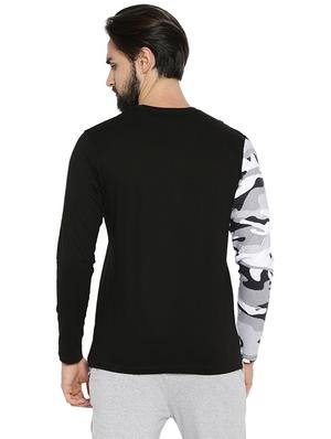 black camouflage t-shirt - 15972777 - Standard Image - 3