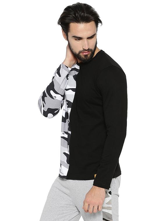 black camouflage t-shirt - 15972777 - Zoom Image - 2