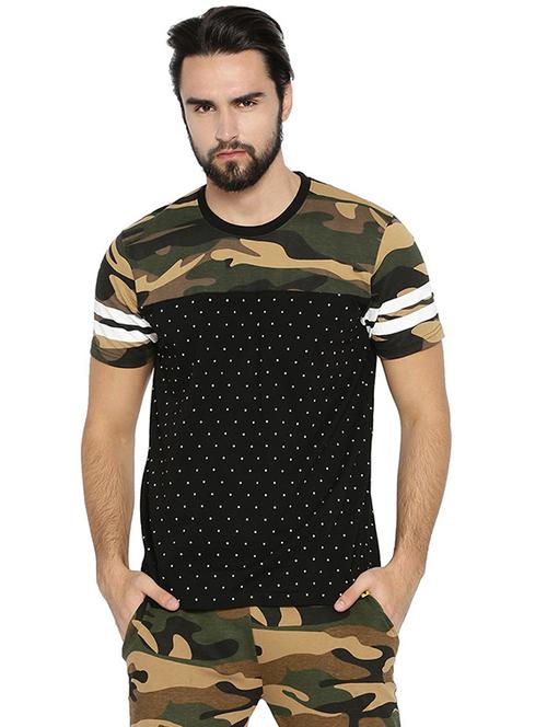black camouflage tshirt - 15972781 - Standard Image - 1