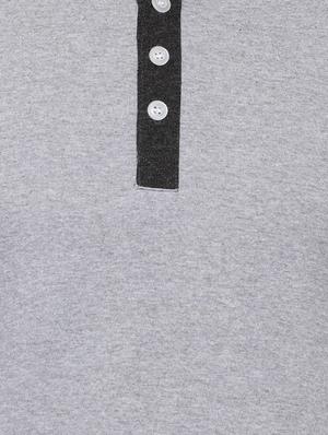 grey color block raglan t-shirt - 15972783 - Standard Image - 4