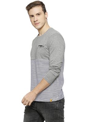 grey striped pocket tshirt - 15972784 - Standard Image - 2