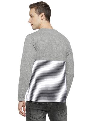grey striped pocket tshirt - 15972784 - Standard Image - 3