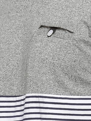 grey striped pocket tshirt - 15972784 - Standard Image - 4
