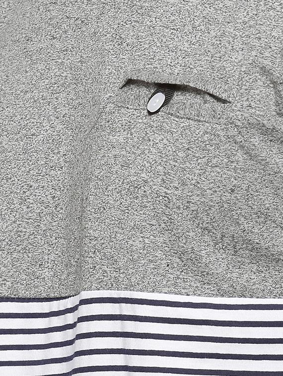grey striped pocket tshirt - 15972784 - Zoom Image - 4