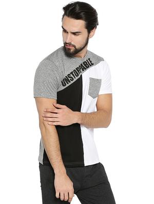 multicolor color block tshirt - 15972786 - Standard Image - 2