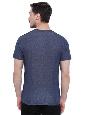blue cut and sew tshirt - 15972794 - Standard Image - 3