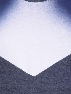 blue cut and sew tshirt - 15972794 - Standard Image - 4
