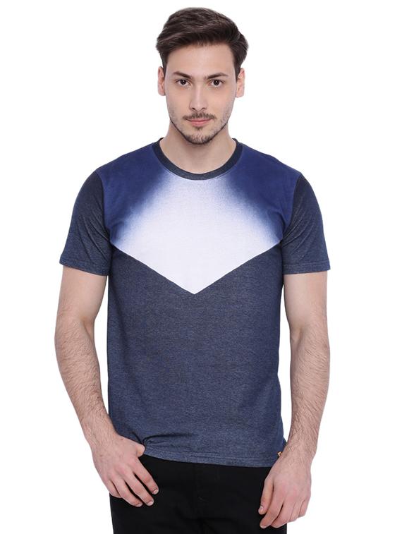 blue cut and sew tshirt - 15972794 - Zoom Image - 1