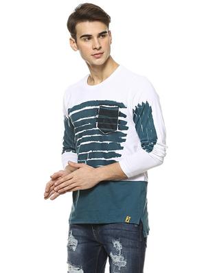 blue striped pocket tshirt - 15972804 - Standard Image - 2