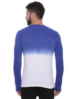 blue ombre t-shirt - 15972808 - Standard Image - 3