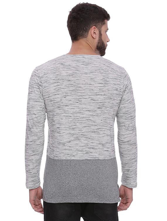 grey striped pocket t-shirt - 15972809 - Zoom Image - 3