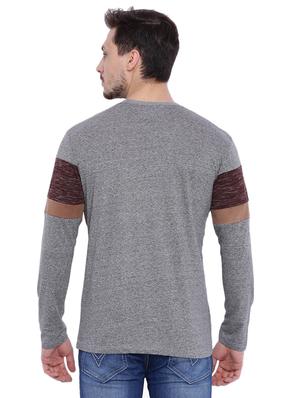 grey cut and sew t-shirt - 15972819 - Standard Image - 3