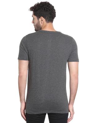 grey solid t-shirt - 15972821 - Standard Image - 3