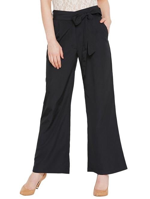 tie up waist wide leg trouser - 15973053 - Very Small Image - 1