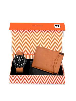 round dial analog watch and wallet combo - 15973253 - Standard Image - 8