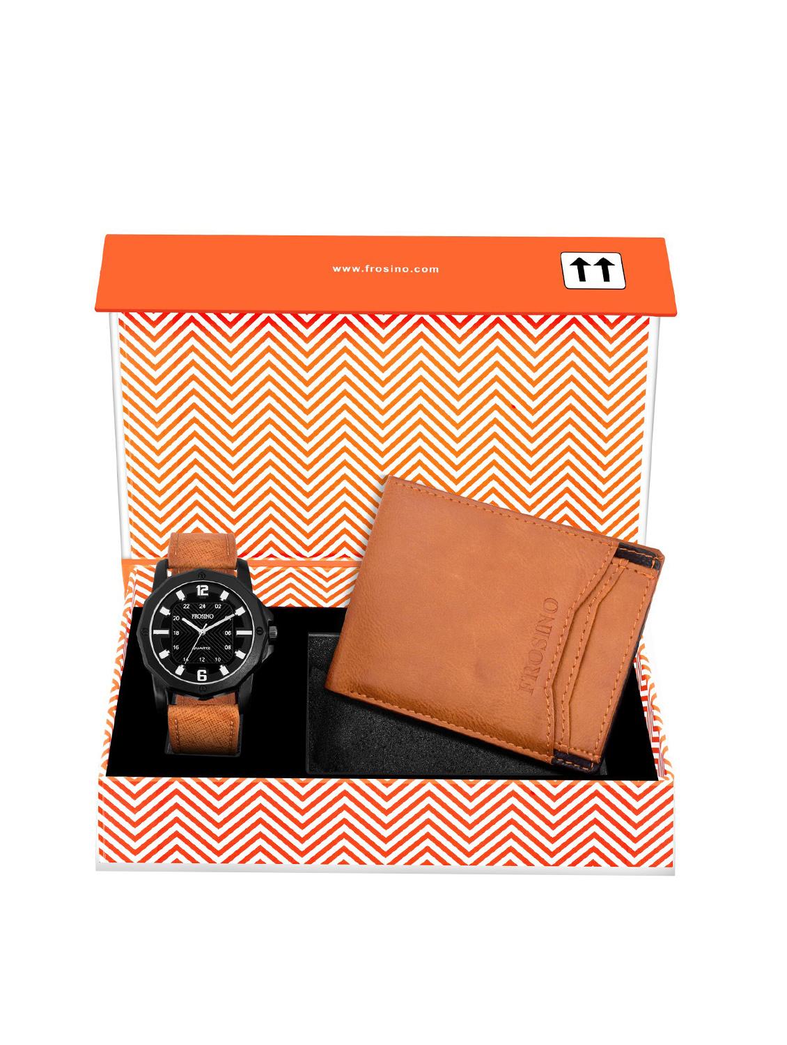 round dial analog watch and wallet combo - 15973253 - Zoom Image - 8