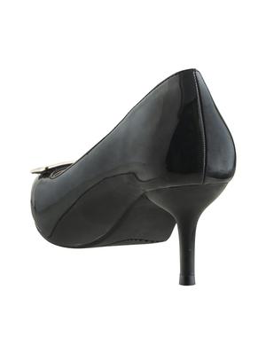 black patent leather closed back sandals - 15973378 - Standard Image - 3