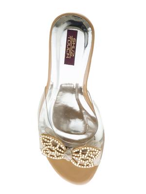 tan slip on sandals - 15973384 - Standard Image - 4