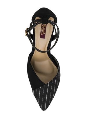 black ankle strap sandals - 15973390 - Standard Image - 4
