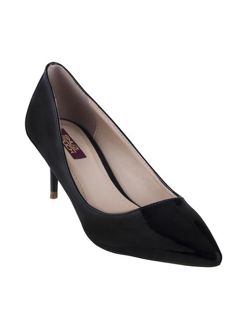 black slip on pumps - 15973420 - Standard Image - 1