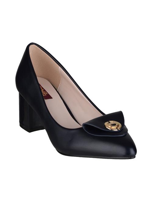 black slip on pumps - 15973428 - Standard Image - 1