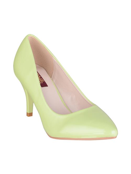 green slip on pumps - 15973447 - Standard Image - 1