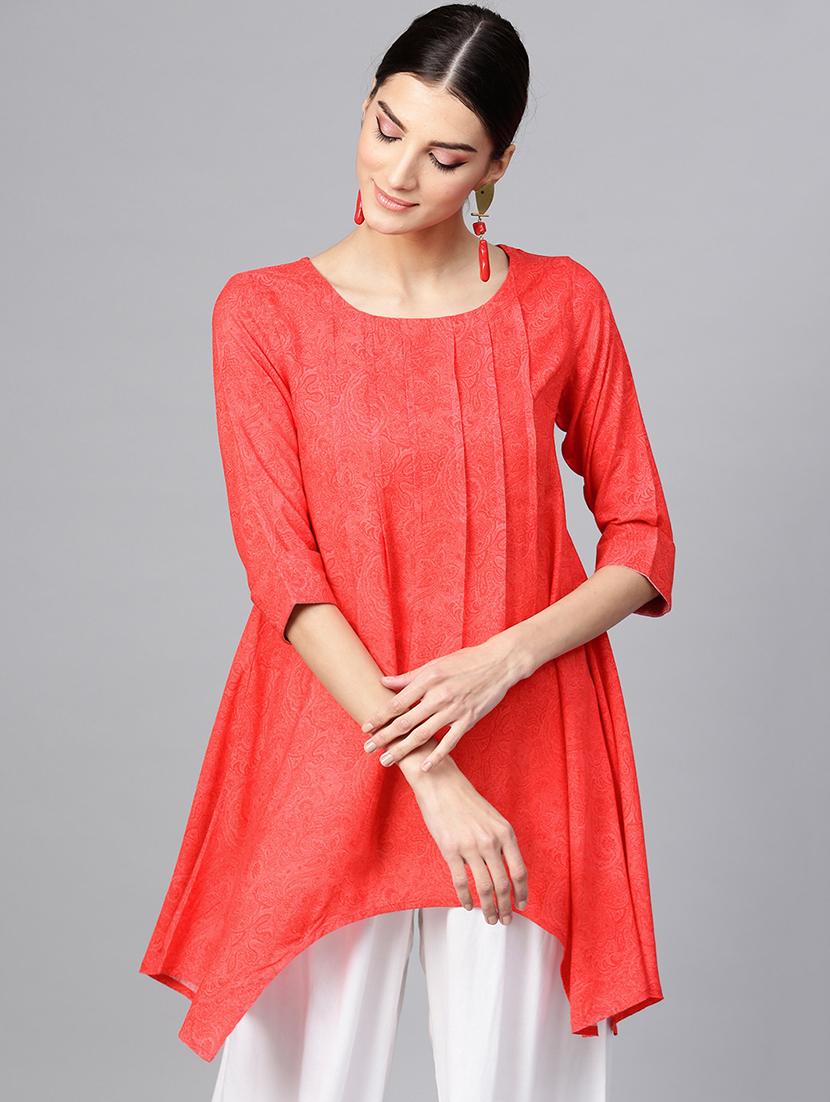 High low printed kurti - 15973539 - Zoom Image - 1