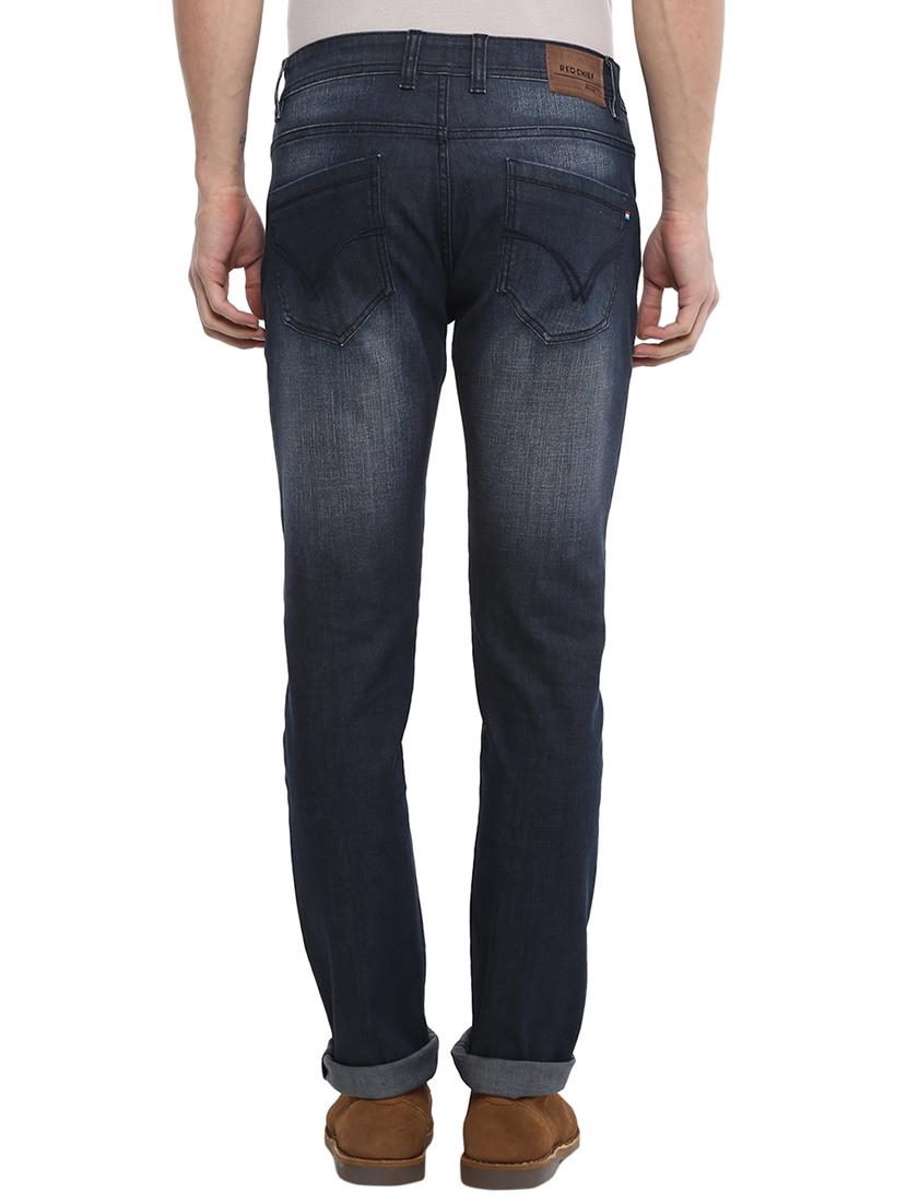 blue cotton washed jeans - 15974109 - Zoom Image - 3