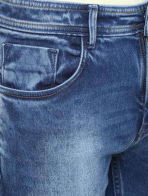 blue cotton washed jeans - 15974114 - Standard Image - 5