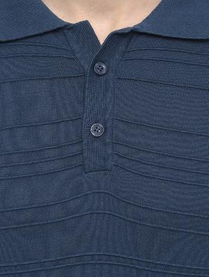 blue solid polo tshirt - 15974121 - Standard Image - 4