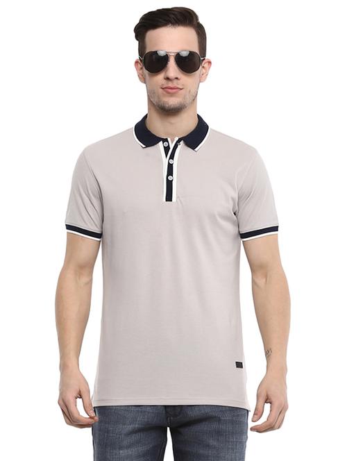 grey solid t-shirt - 15974129 - Standard Image - 1