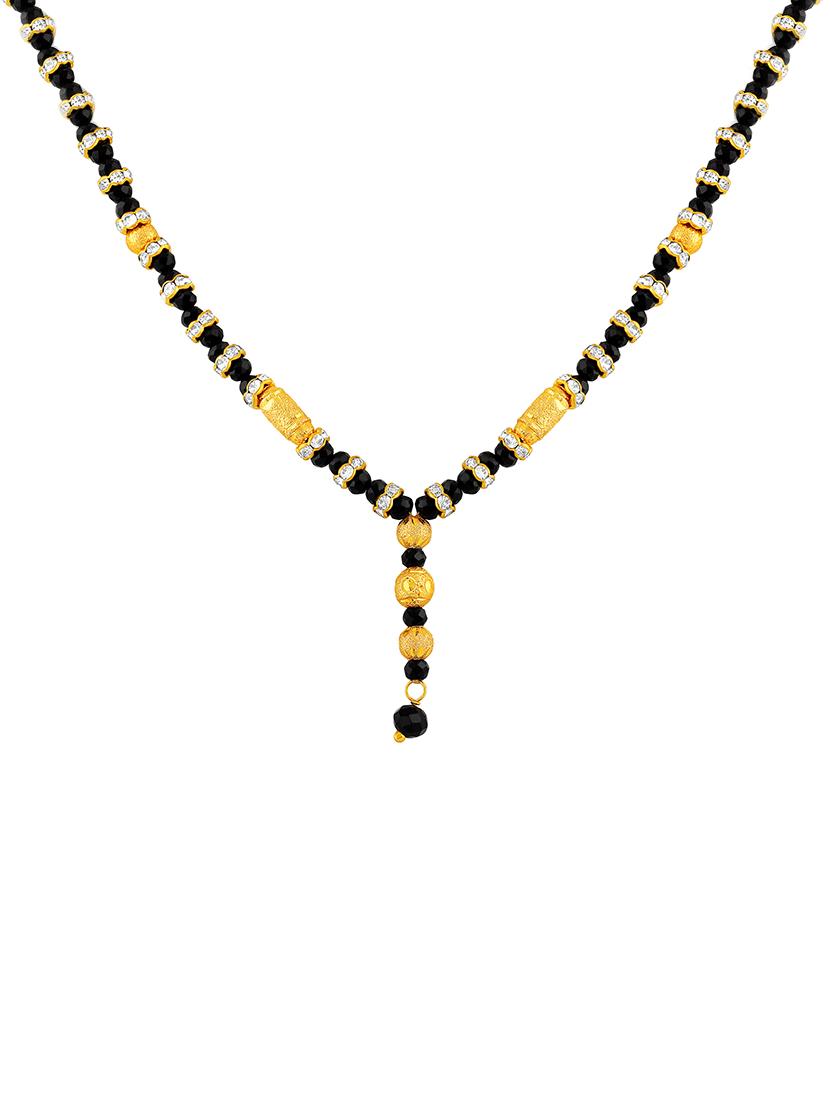 gold beads mangalsutra - 15974369 - Zoom Image - 2