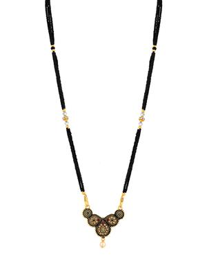 gold beads mangalsutra - 15974370 - Standard Image - 2