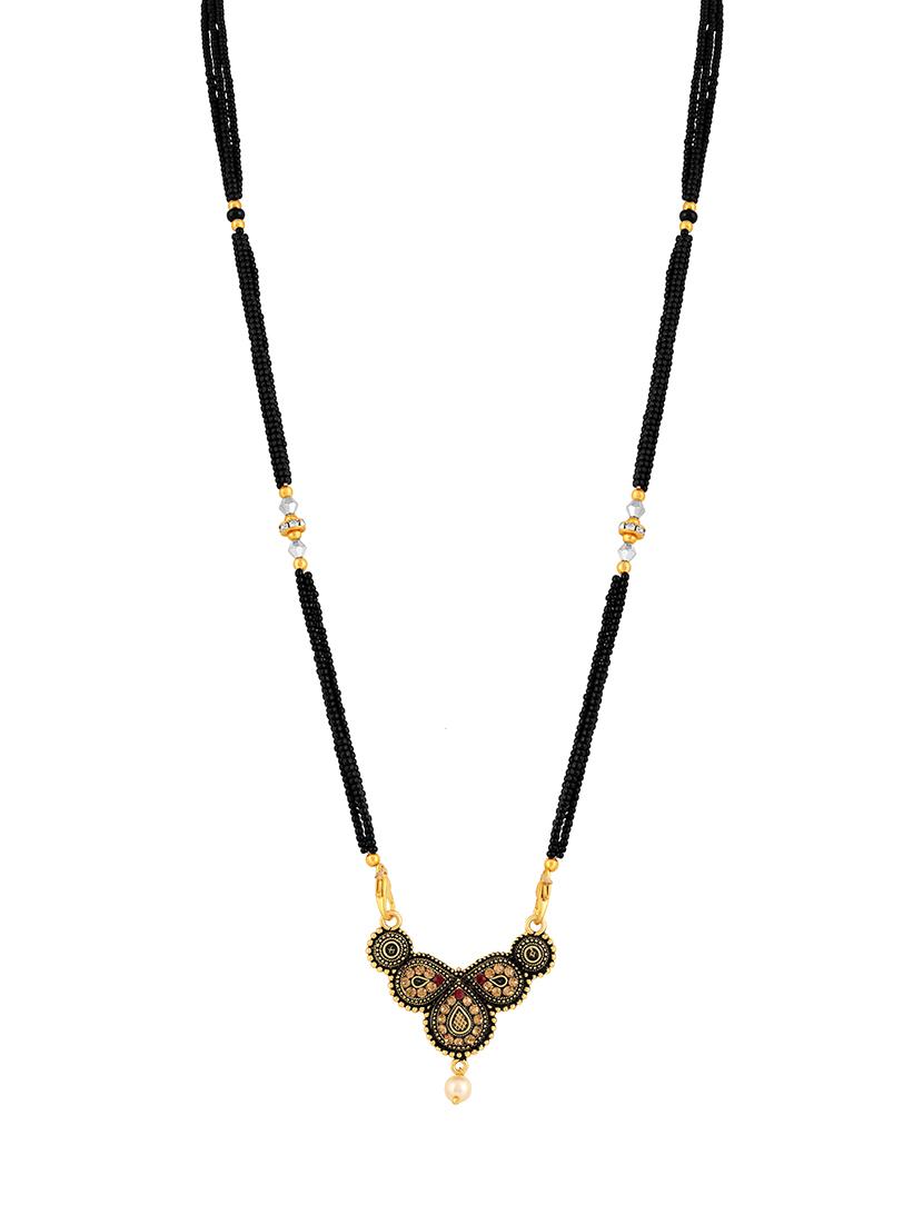gold beads mangalsutra - 15974370 - Zoom Image - 2
