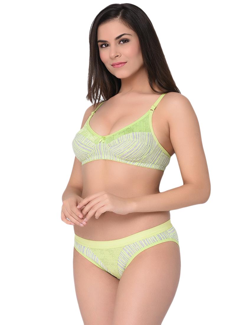 set of 2 lace detail striped and panty set - 15974798 - Zoom Image - 3