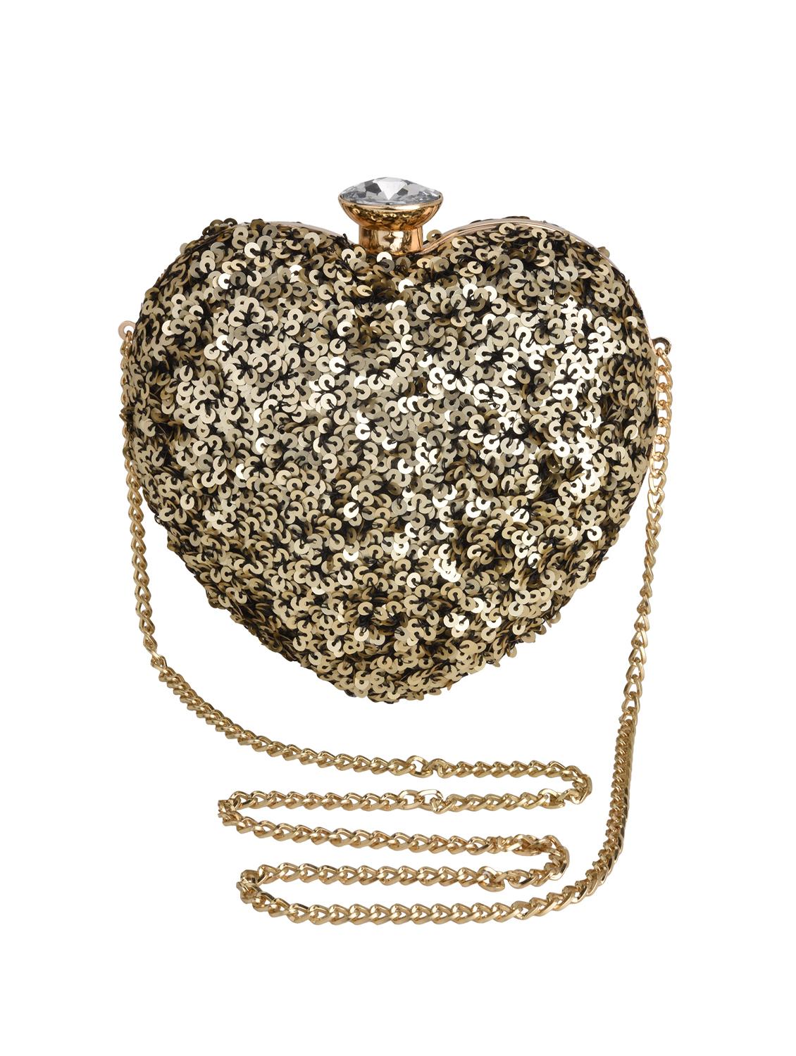 gold metal regular clutch - 15974880 - Zoom Image - 1