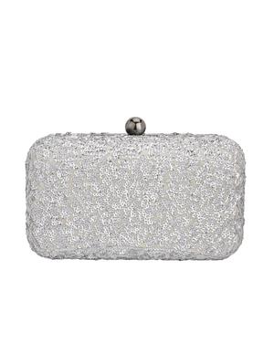 silver metal regular clutch - 15974882 - Standard Image - 2