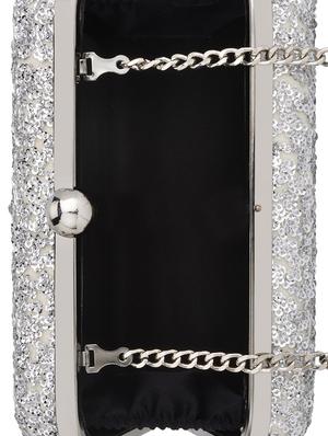 silver metal regular clutch - 15974882 - Standard Image - 3