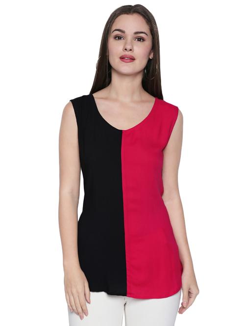 color block tank top - 15975034 - Standard Image - 1