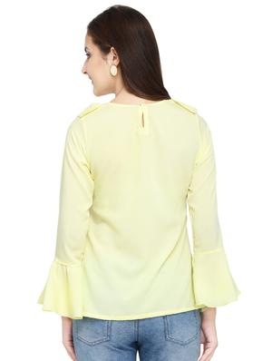 bell sleeved ruffle top - 15975058 - Standard Image - 3