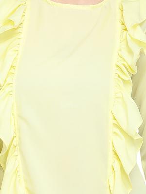 bell sleeved ruffle top - 15975058 - Standard Image - 4