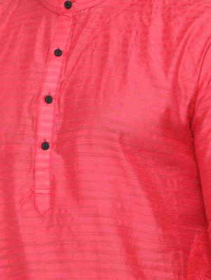 red striped short kurta - 15975078 - Standard Image - 4